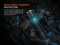 Lampe Torche tactique Fenix TK21R - 3600Lumens - Double Interrupteur - Rechageable USB-C - batterie 21700  NYCTALOPE  