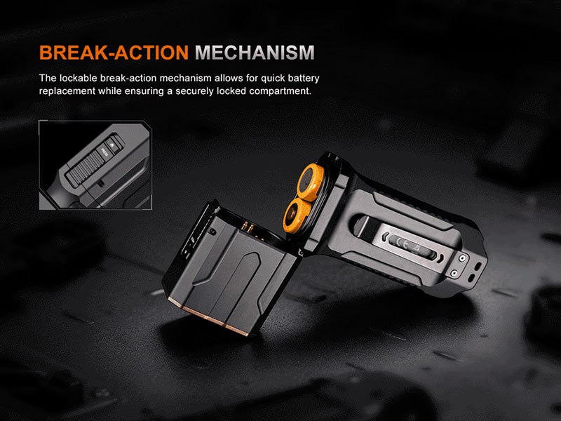 Lampe Torche tactique Fenix TK28R - 6500Lumens - Double Faisceau Spot et Flood - Lumière Rouge  NYCTALOPE  