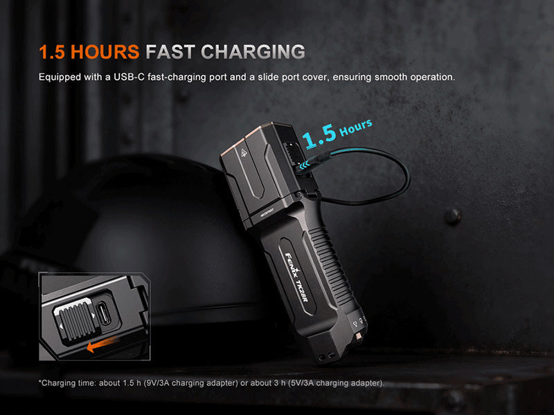 Lampe Torche tactique Fenix TK28R - 6500Lumens - Double Faisceau Spot et Flood - Lumière Rouge  NYCTALOPE  