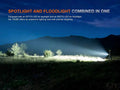 Lampe Torche tactique Fenix TK28R - 6500Lumens - Double Faisceau Spot et Flood - Lumière Rouge  NYCTALOPE  