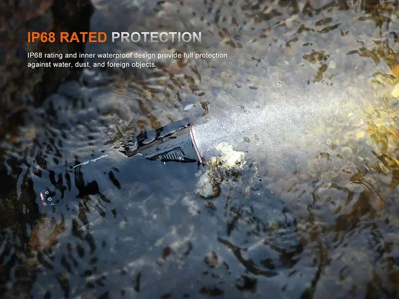 Lampe Torche tactique Fenix TK28R - 6500Lumens - Double Faisceau Spot et Flood - Lumière Rouge  NYCTALOPE  