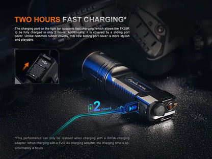 Lampe Torche tactique Fenix TK35R - 5800Lumens - UV 365nm - Double Commutateur - Multi-modes  NYCTALOPE  