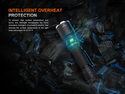 Lampe Torche tactique Fenix TK21R - 3600Lumens - Double Interrupteur - Rechageable USB-C - batterie 21700  NYCTALOPE  