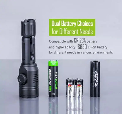 Lampe Torche tactique Nextorch T53 SET- 760 Lumens rechargeable - Kit chasse  NYCTALOPE  