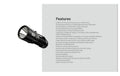 Lampe Torche tactique Nitecore MT1C PRO - 1800Lumens  NYCTALOPE  