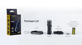 Lampe Torche tactique Nitecore MT1C PRO - 1800Lumens  NYCTALOPE  