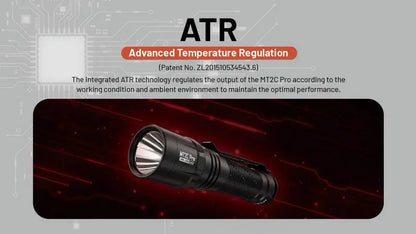 Lampe Torche tactique Nitecore MT2C PRO - 1800Lumens  NYCTALOPE  