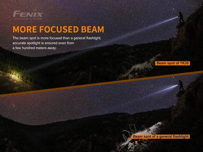 Lampe Torche tactique laser Fenix TK30 – 500 Lumens  NYCTALOPE  