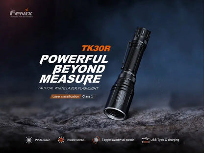 Lampe Torche tactique laser Fenix TK30R – 500 Lumens rechargeable USB-C  NYCTALOPE  
