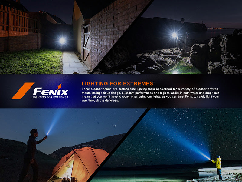 Lampe Torche Fenix LD35R - 1800 Lumens - Trois Sources Lumineuses - Rechargeable USB-C Fenix