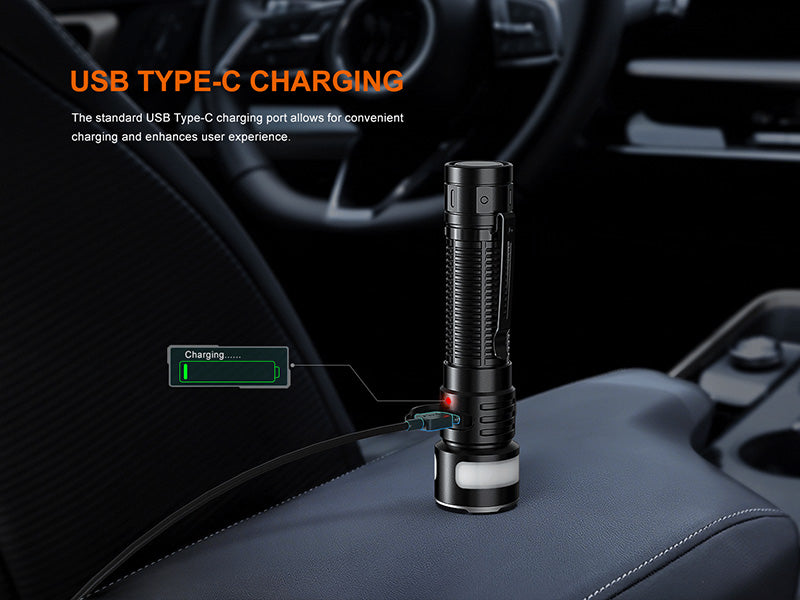 Lampe Torche Fenix LD35R - 1800 Lumens - Trois Sources Lumineuses - Rechargeable USB-C  NYCTALOPE  