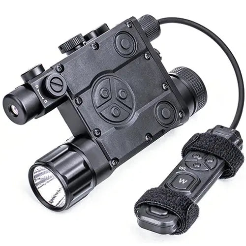 Lampe arme à feu Nextorch WL60 - 700Lumens - laser vert - Fixation sur rail  NYCTALOPE  