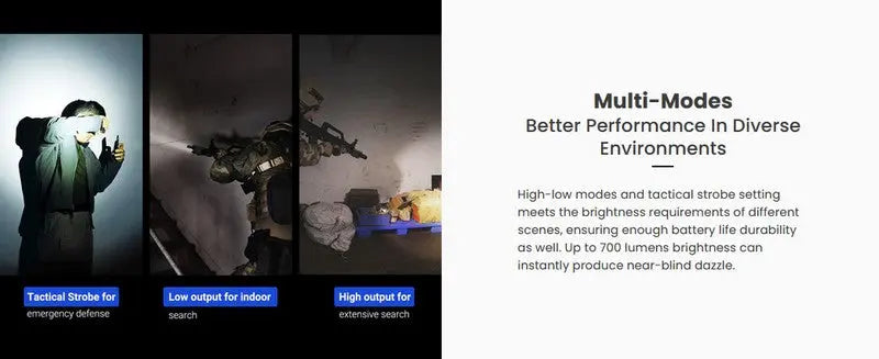 Lampe arme à feu Nextorch WL60 - 700Lumens - laser vert - Fixation sur rail  NYCTALOPE  