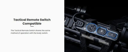 Lampe arme à feu Nextorch WL60 - 700Lumens - laser vert - Fixation sur rail  NYCTALOPE  