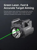 Lampe arme de poing Klarus GL2 - 1000 Lumens et Laser Vert intégré - rechargeable USB-C  NYCTALOPE  