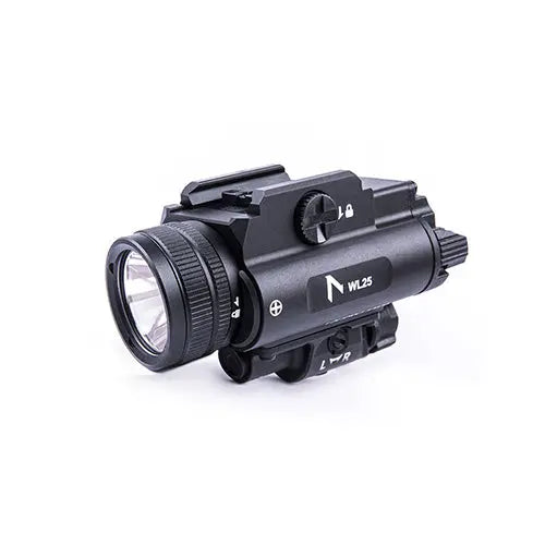 Lampe arme de poing Nextorch WL25 - 1200 Lumens - Laser Vert Intégré - Compatible Multi-Rails  NYCTALOPE  
