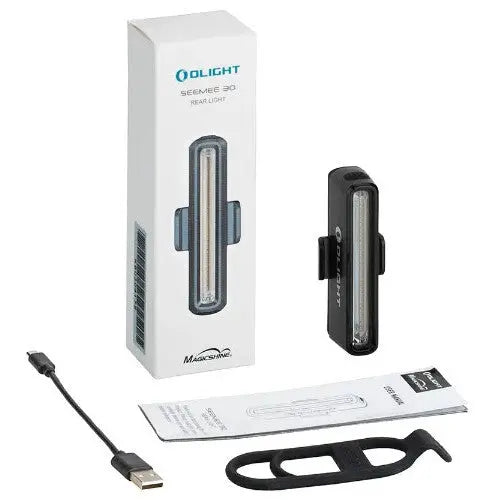 Lampe arrière pour Vélo et VTT Olight SEEMEE 30C – 30 Lumens  NYCTALOPE  