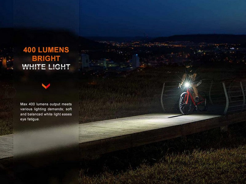 Lampe vélo Fenix BC15R - 400 Lumens - Rechargeable
