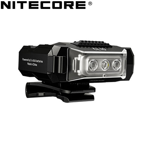 Lampe de Position Nitecore CL10 45 Lumens - Triple Source Lumineuse - Clip Multi-Positions  NYCTALOPE  