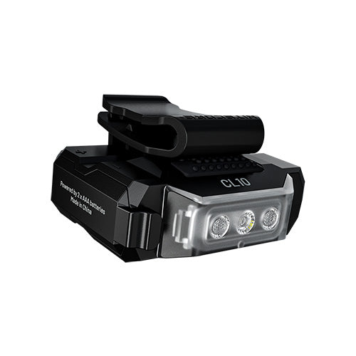 Lampe de Position Nitecore CL10 45 Lumens - Triple Source Lumineuse - Clip Multi-Positions  NYCTALOPE  