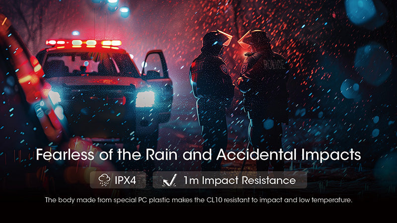 Lampe de Position Nitecore CL10 45 Lumens - Triple Source Lumineuse - Clip Multi-Positions  NYCTALOPE  