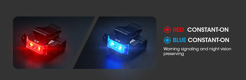 Lampe de Position Nitecore CL10 45 Lumens - Triple Source Lumineuse - Clip Multi-Positions  NYCTALOPE  