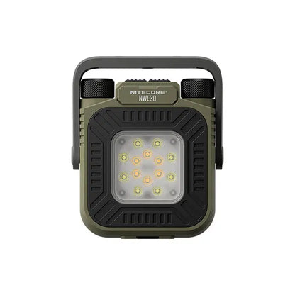 Lampe de Travail Nitecore NWL30 3000 Lumens - 3 en 1 - Anti-moustique - Powerbank - Orientable 360°  - Rechargeable USB-C - NYCTALOPE