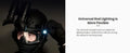 Lampe de casque tactique Nextorch rStar - 80 Lumens - sources de lumière multiples  NYCTALOPE  
