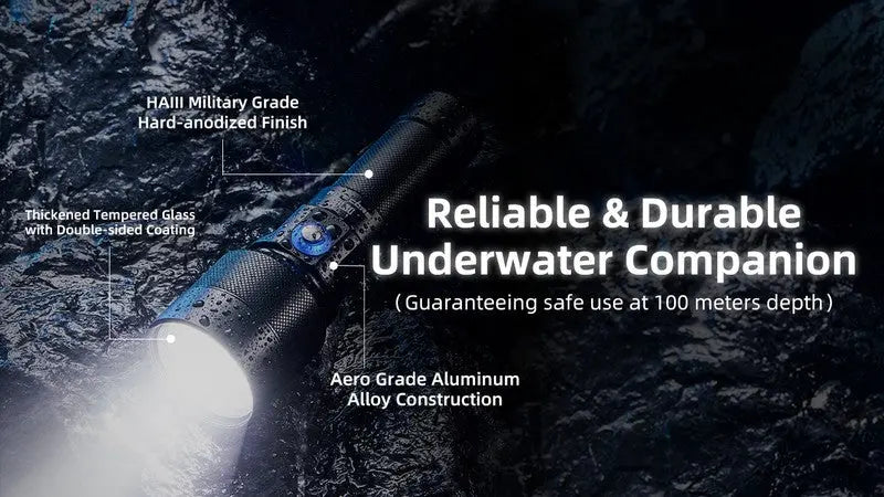 Lampe de plongée Nitecore DL30 - 1100 Lumens - NYCTALOPE