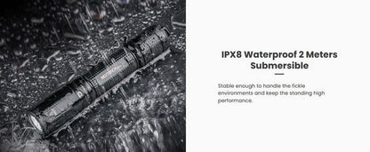 Lampe torche tactique Nextorch E51C - 1600 Lumens - rechargeable USB-C  NYCTALOPE  