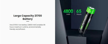 Lampe torche tactique Nextorch E52C - 3000 Lumens - rechargeable USB-C  NYCTALOPE  