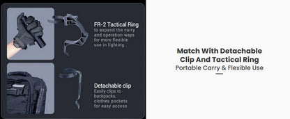 Lampe torche tactique Nextorch E52C - 3000 Lumens - rechargeable USB-C  NYCTALOPE  