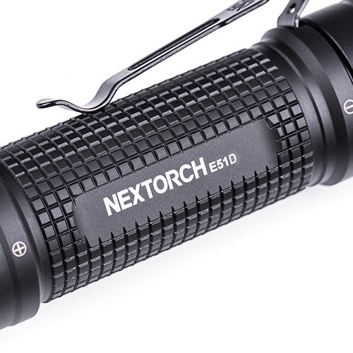 Lampe torche tactique Nextorch E51D - 2100 Lumens - rechargeable USB-C  NYCTALOPE  