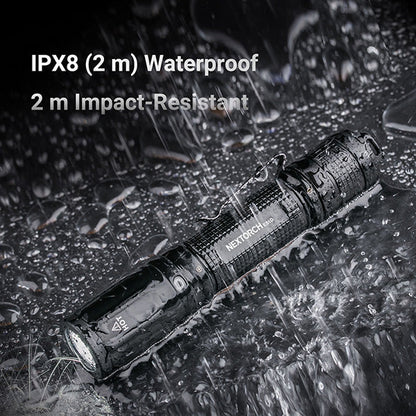 Lampe torche tactique Nextorch E51D - 2100 Lumens - rechargeable USB-C  NYCTALOPE  