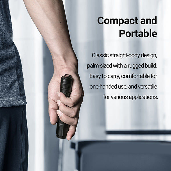 Lampe torche tactique Nextorch E51D - 2100 Lumens - rechargeable USB-C Nextorch