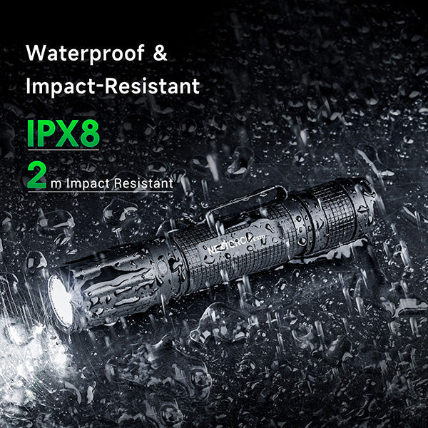 Lampe torche tactique Nextorch E52D - 3700Lumens - rechargeable USB-C  NYCTALOPE  