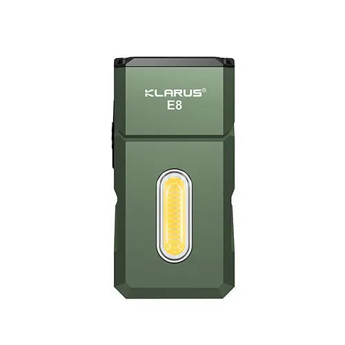 Lampe de poche Klarus E8 1000 Lumens - Triple Éclairage - Tête Pivotante 180° - Rechargeable USB-C - Noir  NYCTALOPE  