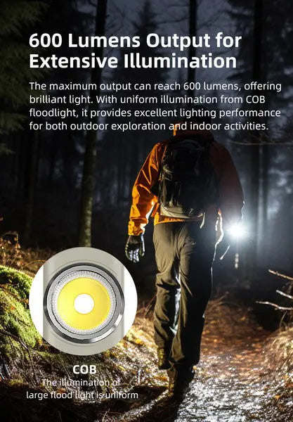 Lampe de poche de travail Klarus E5 - 600 Lumens - NYCTALOPE