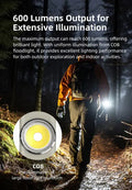 Lampe de poche de travail Klarus E5 - 600 Lumens - NYCTALOPE