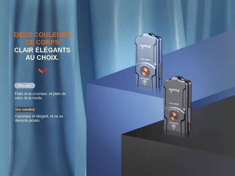 Lampe de poche porte-clés Fenix E03R V2.0 – 500 Lumens  NYCTALOPE  