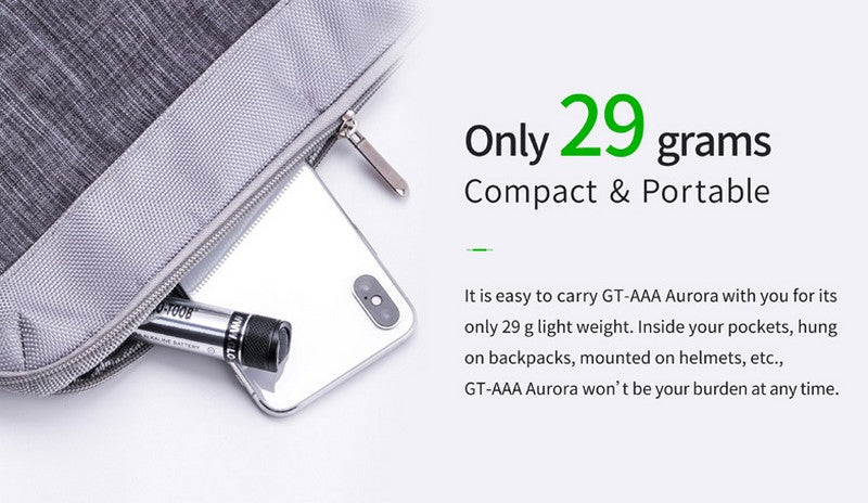 Signal lumineux Nextorch GLO TOOB GT AAA AURORA Rouge Vert et Bleu  NYCTALOPE  