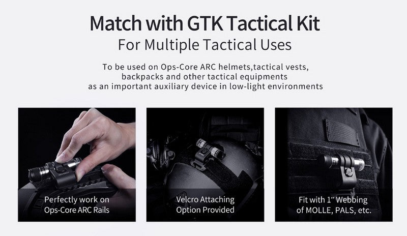 Signal lumineux Nextorch GLO TOOB GT AAA AURORA Rouge Vert et Bleu  NYCTALOPE  