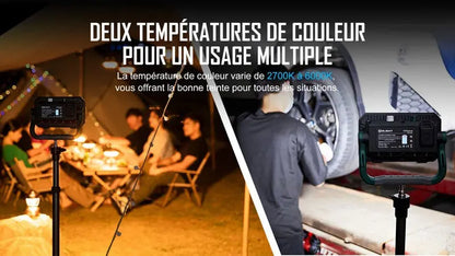 Lampe de travail lanterne Olight Odiance - 3000 Lumens projecteur rechargeable  NYCTALOPE  