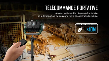 Lampe de travail lanterne Olight Odiance - 3000 Lumens projecteur rechargeable  NYCTALOPE  