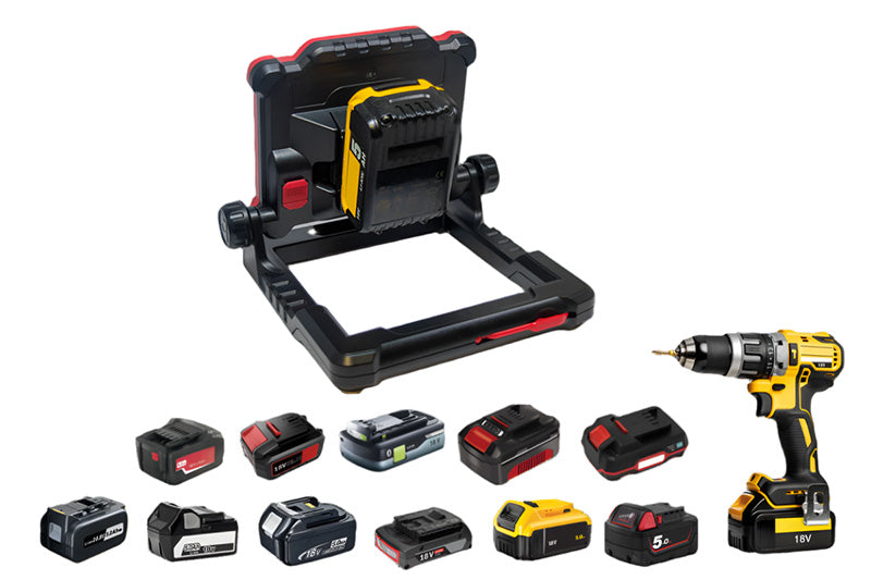 Lampe de travail Nightsearcher WorkStar Connect rechargeable - 3000 Lumens