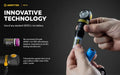 Lampe frontale Armytek Elf C1 USB-C - 1000 / 930 Lumens - White & Warm - NYCTALOPE