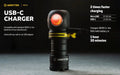 Lampe frontale Armytek Elf C1 USB-C - 1000 / 930 Lumens - White & Warm - NYCTALOPE