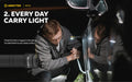 Lampe frontale Armytek Elf C2 USB-C - 1023 Lumens - Warm - NYCTALOPE