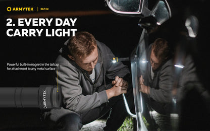 Lampe frontale Armytek Elf C2 USB-C - 1023 Lumens - Warm - NYCTALOPE