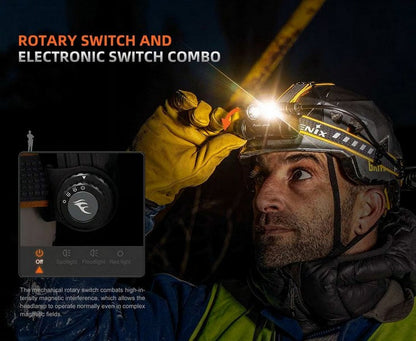 Lampe Frontale Fenix HM75R - 1600 Lumens  NYCTALOPE  